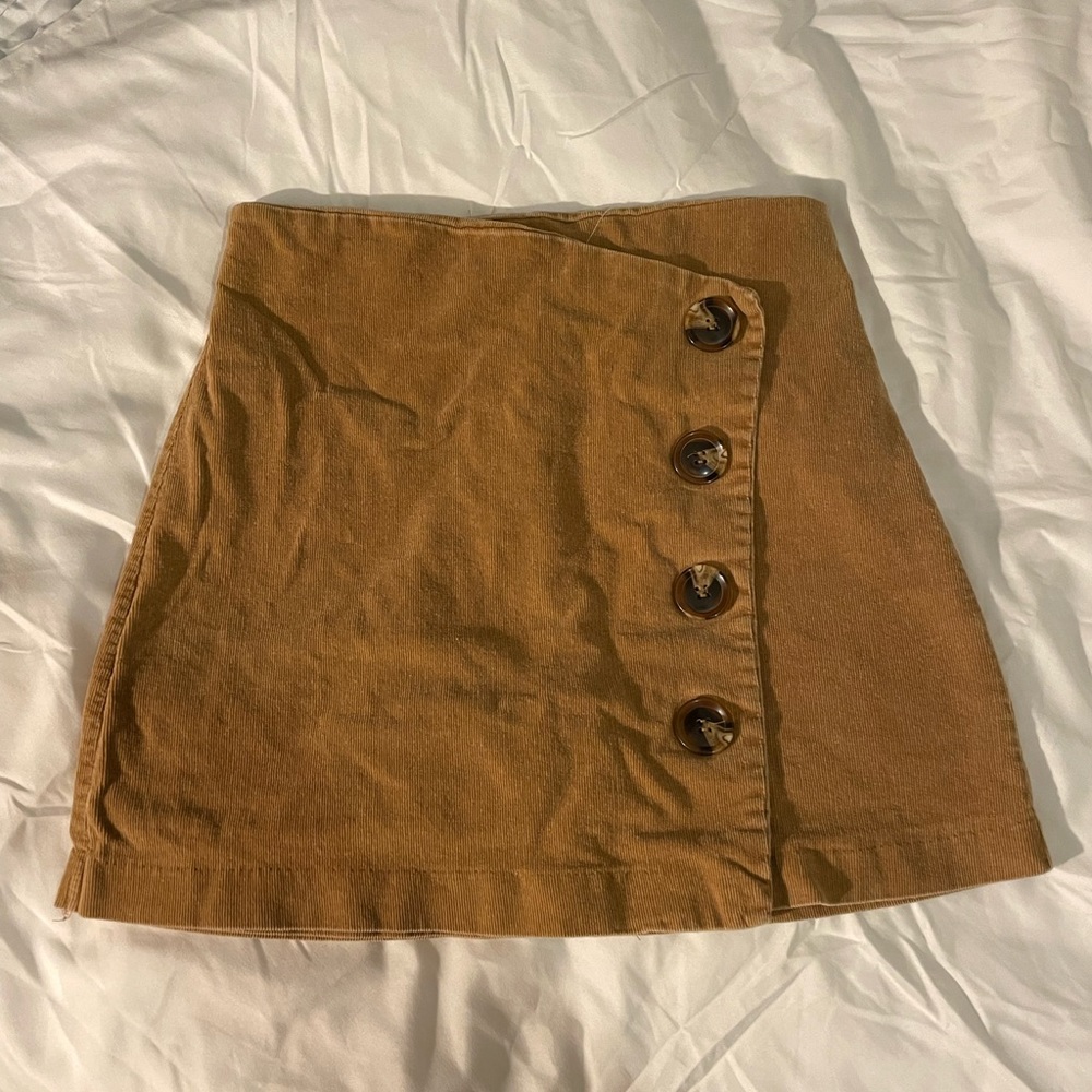 Corduroy pencil skirt